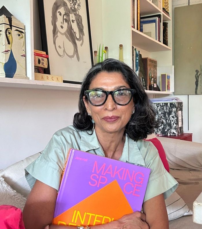 Elsie Nanji holding Making Space book